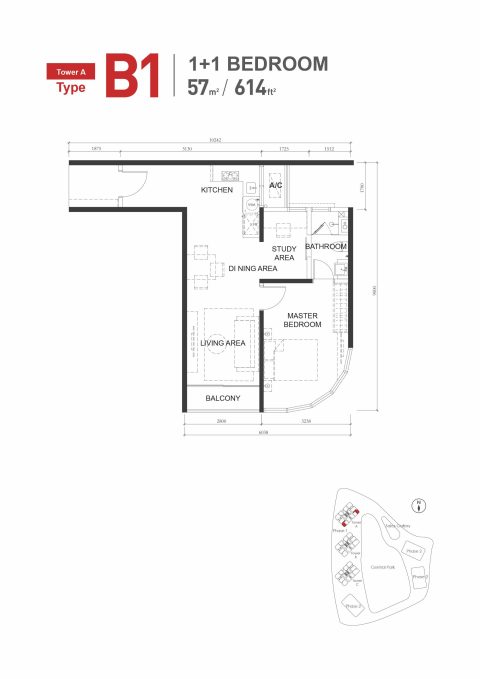 Type-B1-614sqft-11Bed1Bath-Floor-Plan-480x679